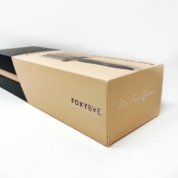 FOXYBAE Triple Waver Curling Iron Crimper Wavy Baby Hair Tool Beach Rose Gold - Picture 8 of 9